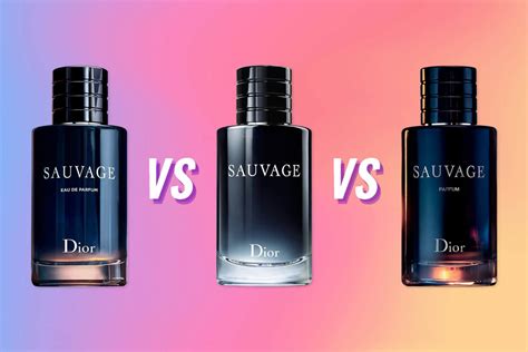 dior sauvage perfume vs edp.